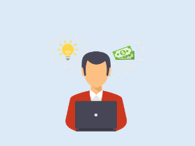 hombre con ideas, financiamiento